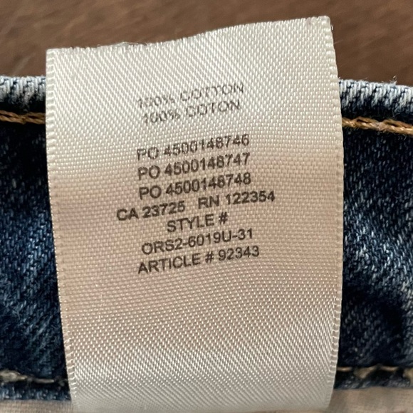 Aritzia Sunday Best Jupiter 100% Cotton Denim Straight Leg Jeans - Size 0 - Picture 8 of 8